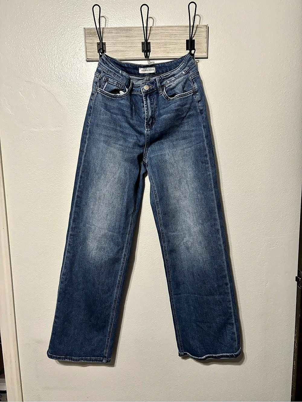 Flying Monkey On Target Super High Rise Wide Leg Jeans